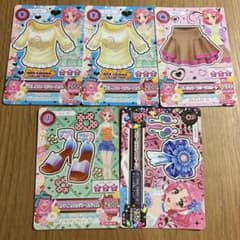 アイカツ カード キュート 5枚セット まとめ売りのサムネイル