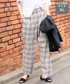チェックパンツ ワイドパンツのサムネイル