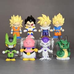 にゃんぴす　ドラゴンボール 8枚セット びっくらたまご ドラゴンボールZ 激闘編 ノーマルコンプ 8体セット