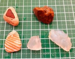 青森津軽縄文天然石 ルース原石5点セット - メルカリ