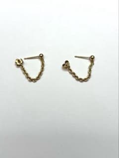 AHKAH フレンチロープピアス k18 YG - メルカリ