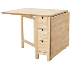 IKEA 折り畳みダイニングテーブル ノールデン - メルカリ
