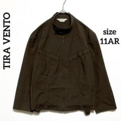 ティーラベントジップアップ ジャケット 茶 テック系 Y2K モードジャンパー