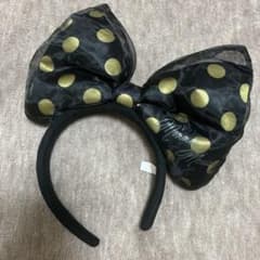 東京ディズニーリゾート ミニー カチューシャ ブラック ゴールドのサムネイル