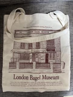 ロンドンベーグルミュージアム　エコバッグ　Lサイズのサムネイル