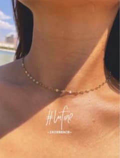 アイリービーチ【#lufine】Petal choker necklaceのサムネイル