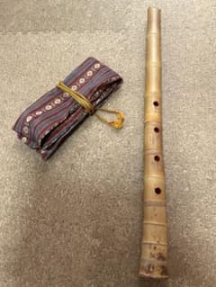 尺八 琴古流 竹製 55センチ 袋付き - メルカリ
