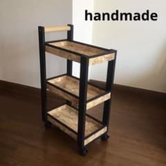 wood・OSBシートインダストリアル男前3段ワゴン wood・OSBシートインダストリアル男前3段ワゴン - メルカリ