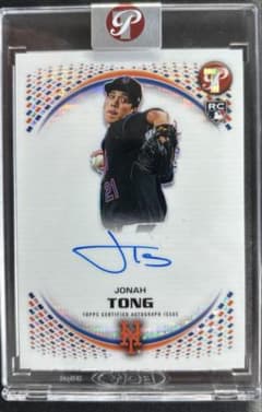【Topps】Jonah Tong 直筆サインカードのサムネイル