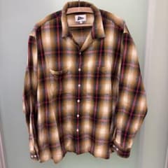 Pilgrim Surf+Supply オンブレチェックシャツ XL - 4