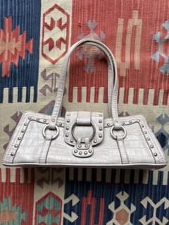 unknown】Crocodile leather bag stud d&g - メルカリ