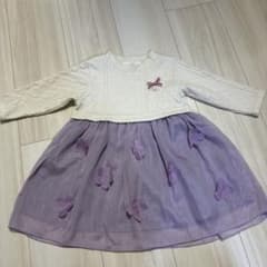 SLAP SLIP 長袖チュールワンピース 80cmのサムネイル