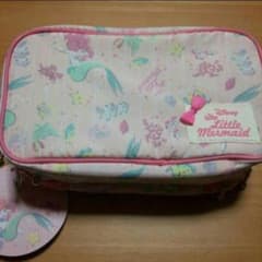 新品未使用・タグ付き☆ディズニー アリエル メイク ポーチ♡ダブルファスナーのサムネイル