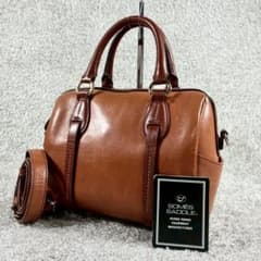 希少・限定品✨ ソメスサドル × HT LABEL 2wayボストンバッグ ✨美品✨ソメスサドル 2WAY ミニボストンバッグ レザー 本革 茶 斜め