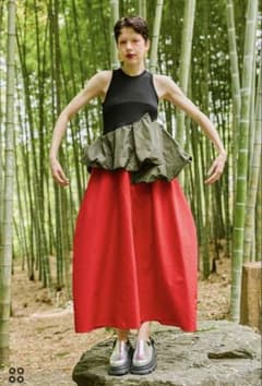 ワンピース OMMO BALLOON PEPLUM LAYERED OP 38 OMMO BALLOON PEPLUM LAYERED OP 38 - メルカリ