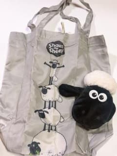 ひつじのショーン　エコバッグ　ミニポーチ付き