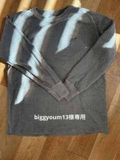 【専用】psicomワッフル長袖カットソー 【希少Lサイズ】カーキのサムネイル