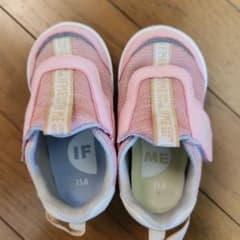 ピンク メッシュ スニーカー 15.0 cmのサムネイル