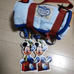 ディズニー　バケパ　ブランケット＆チケットホルダー2個のサムネイル