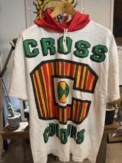 CROSS COLOURS 90s フードT 赤のサムネイル