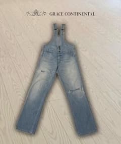 GRACE CONTINENTAL デニムサロペット オーバーオールのサムネイル