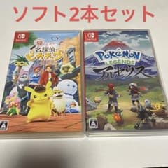 ポケモン 3DSソフトセット 映画館　アルセウス　ピカチュウケース付き Nintendo Switch ポケモン アルセウス 帰ってきた名探偵ピカチュウ