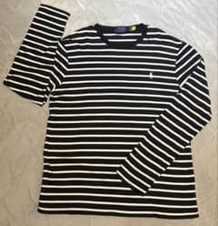 Polo Ralph Lauren 長袖カットソー 黒白ストライプのサムネイル