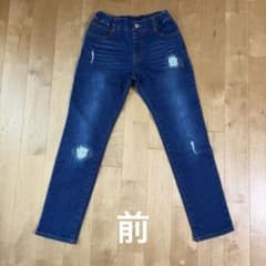 MPS デニムパンツ 140cm ダメージ加工のサムネイル