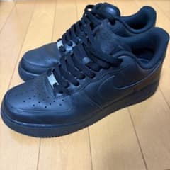 NIKE ナイキ　エアフォース1 ブラック　27cmのサムネイル