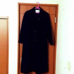 mk様専用【Ａ'】ロングコート黒のサムネイル