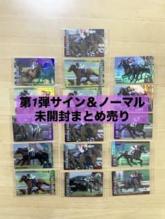 第1弾サイン＆ノーマル未開封まとめ売り サラブレッドホース