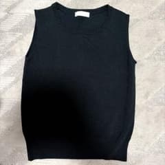 any SiS ノースリーブ ニット ブラックのサムネイル