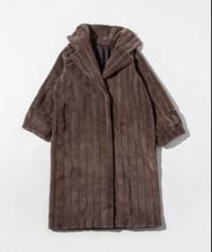 新品未使用＊WCJ 若槻千夏 フェイクファーコート ブラウン - メルカリ