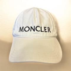 訳ありMONCLER モンクレール キャップ ホワイト 白ベース 即購入OK
