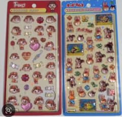 ペコちゃん クッピーラムネ ボンボンドロップシール 2枚セット　正規品のサムネイル