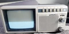 C290 1981年製 ナショナル ポータブル白黒テレビ TR-4031 現状品