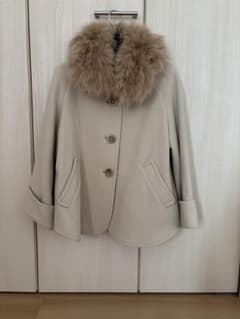 Riccimie NEW YORK ベージュファー付ショートコートフォックス0号のサムネイル