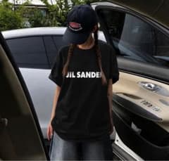 【新品未使用】JIL SANDER ロゴプリントTシャツ ブラック 3XLのサムネイル