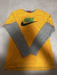 NIKE 長袖カットソー イエロー/グレーのサムネイル