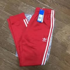 adidasトラックパンツ赤のサムネイル