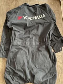 ジン様専用YOKOHAMA ブラックオーバーオール LLサイズ　つなぎのサムネイル