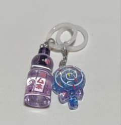 ラムネとキャンディのめじるしチャーム キーホルダー　ミニチュアチャームのサムネイル
