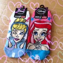 ぺろり様専用！！アリエル♡シンデレラ 靴下セットのサムネイル