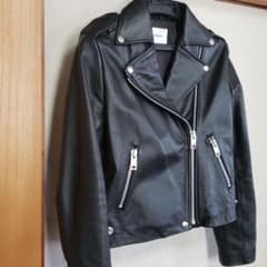 MOUSSY本革ライダースジャケット　美品のサムネイル
