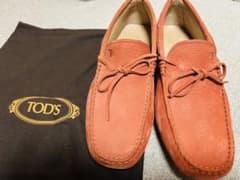 トッズTOD'Sドライビングシューズオレンジのサムネイル