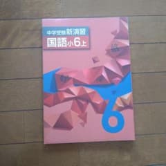 中学受験 新演習 国語 小6上のサムネイル