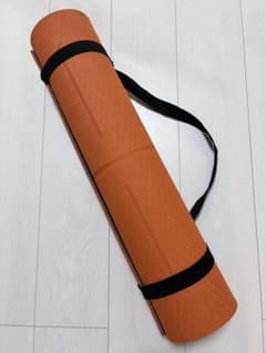 TOPLUS ヨガマット オレンジ 収納ストラップ付のサムネイル