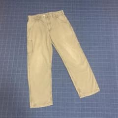 【古着】Carhartt ペインターパンツ 34インチ 革パッチのサムネイル