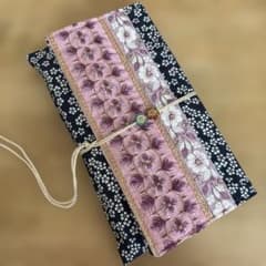 御朱印帳ケース インド刺繍×桜柄　世界に一つだけの大人可愛いケースのサムネイル