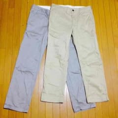 【美品】メンズ レギュラーチノ 2本セット！！のサムネイル